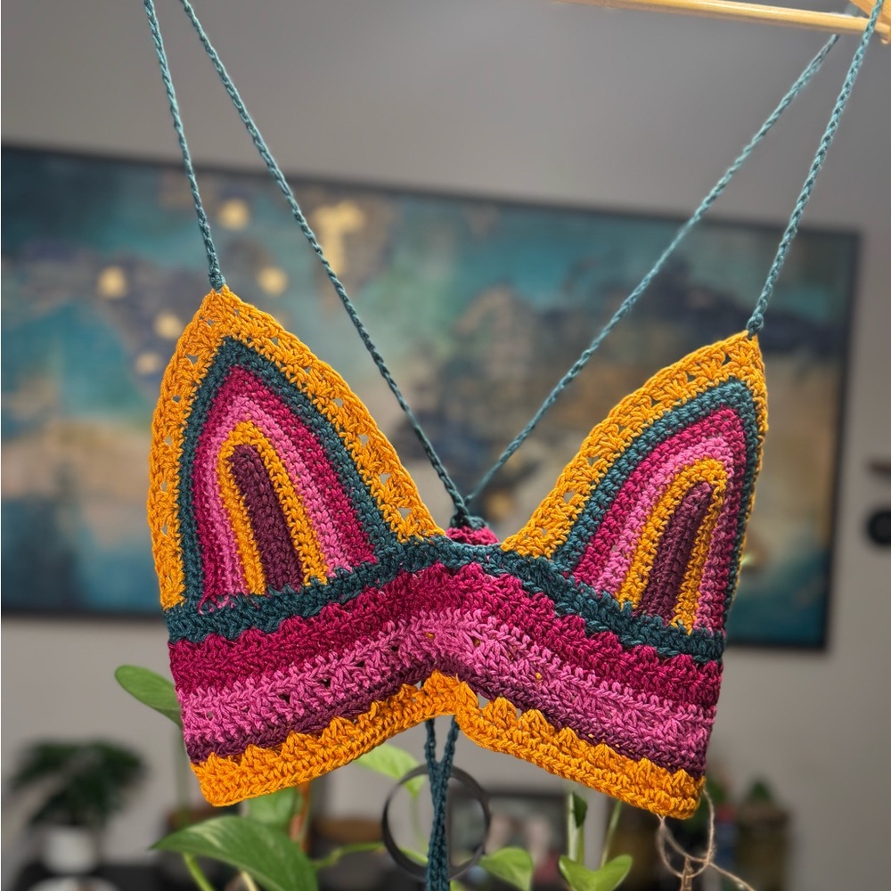 Colorful Crochet Tank Top